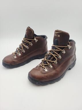 Vtg 1999 Nike AIR MINARETTE Acg Hiking Boots Brown Leather Women's 8.5
